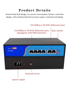 Enterprise-<strong>Class</strong> Unmanaged PoE Switch for Seamless Networking and Expansion for Wireless <strong>APs</strong>, IP Cameras, and IP Phones