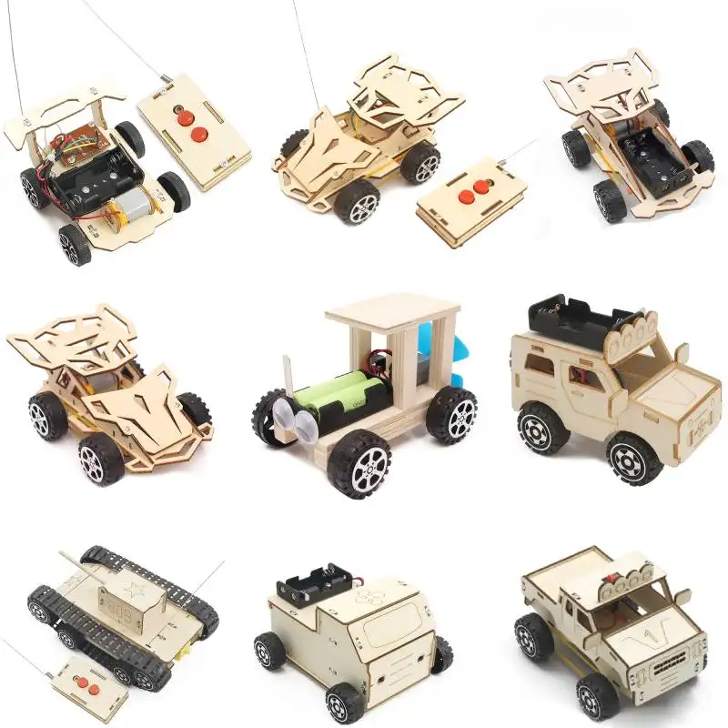 Montaj DIY 3D bulmaca ahşap kök bulmaca oyuncak arabalar okul bilim deney kitleri oyuncak kök kiti bilim mühendislik oyuncaklar çocuklar için