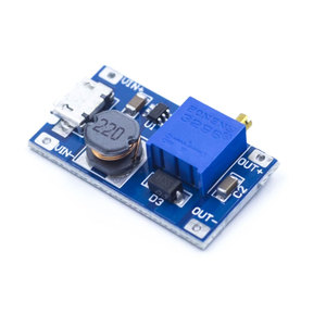 Módulo convertidor DCDC, potenciador de voltaje ajustable, 28V, 2A, módulo conversor MT3608 - Product Image 1