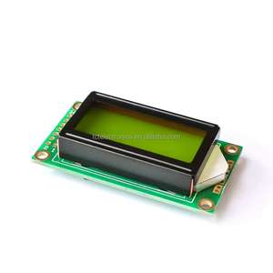 Disponibile 0802A schermo LCD schermo LCD a caratteri 8*2 modulo LCD a linea schermo giallo + verde/blu LCD0802A senza IIC/I2C - Product Image 1