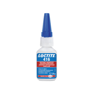 LOCTITIE 416用インスタント粘着媒体粘度30秒固定ボンドプラスチック (PP PE PTFE) ゴム金属 - Product Image 1