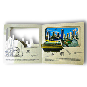 Fabrika özel kendi düzensiz şekilli karton kitap lüks düzensiz ciltli kitap baskı hizmetleri - Product Image 4