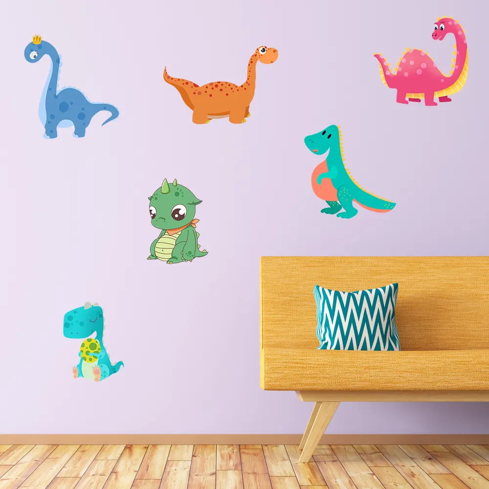 Pegatina de pared de arcoíris de colores para niñas, decoración de dormitorio, habitación de niños