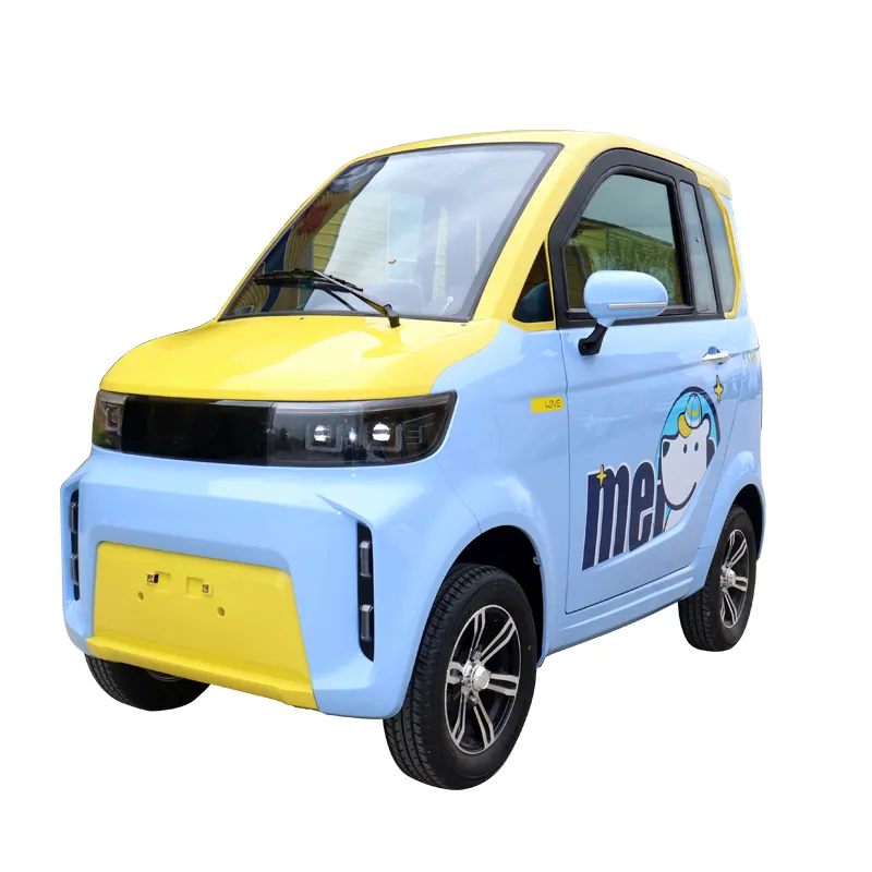 Mini coche eléctrico de nuevo diseño KEYU, scooters de movilidad, vehículo eléctrico de 4 ruedas, coche cerrado
