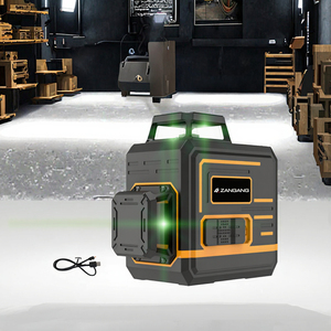 Nivel láser rotativo autonivelante automático 2D de 360 grados de alta calidad, haz verde, 8 líneas para bricolaje y uso industrial - Product Image 3