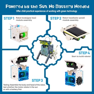 12 in1 DIYソーラーロボットおもちゃ学習キット科学ステム組み立て建物おもちゃ子供向け教育おもちゃロボット分解 - Product Image 4