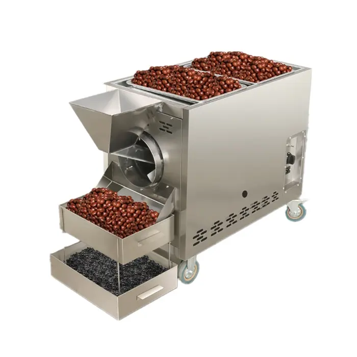 Wholesale Price Commercial Electricity Chinese Chestnut Roasting Machine/Large-Scale Drum Gas Peanut Nuts Fry Roaster