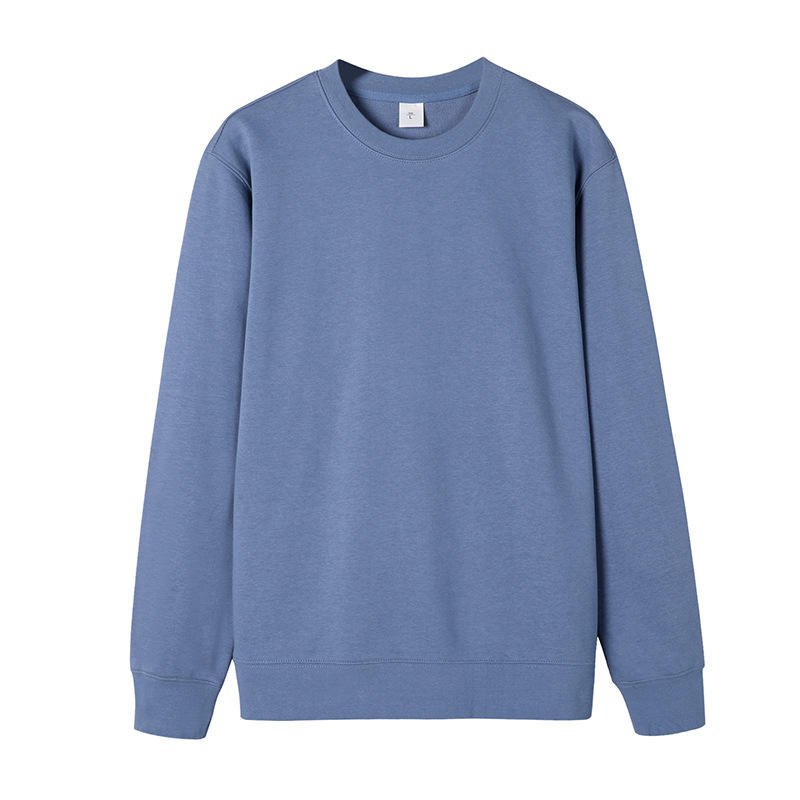 Crew neck gray blue