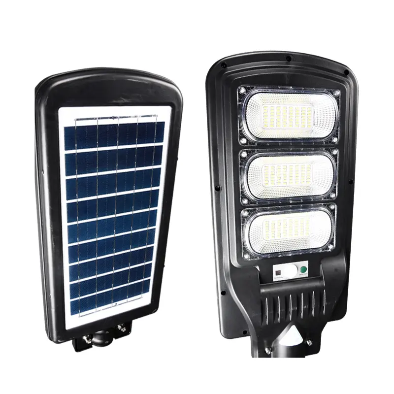 Nuevo precio barato de fábrica Ip65 al aire libre impermeable 50W 100W 150W 200W Led Luz de calle solar integrada todo en uno 2024