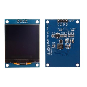 Originales und neues SH1107 128x128 OLED-Anzeige modul 1,5 Zoll IIC I2C 4-poliges OLED-Bildschirm-LCD-Display