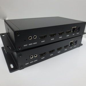 Codificatore Video portatile HD H.264 H.265 a 4 canali per lo Streaming Live e la trasmissione Radio e TV supporta i protocolli RTMP e UDP - Product Image 3