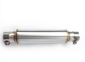 すべての車両モデルに適したローラー付きステンレス鋼排気管共振器、カスタマイズ可能63mm、共振を減らすことができます - Product Image 4