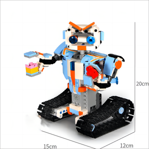 Robert Children's Electronic Puzzle Toy APP <strong>Remote</strong> <strong>Control</strong> <strong>Robot</strong> Model Blocks Assembling Small Particles <strong>Build</strong> Fun Focused <strong>Robot</strong> - Product Image 3
