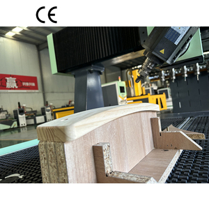 Potente enrutador CNC para carpintería 3D certificado CE, cabezal oscilante giratorio de 4 ejes, alimentación de mesa de vacío de precisión de diseño de husillo múltiple - Product Image 6