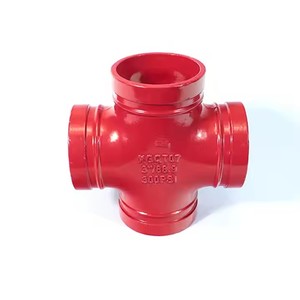 Lucha contra incendios Ranurado Igual Cruz-Estructura robusta, garantiza un flujo de agua estable en redes de protección contra incendios - Product Image 1