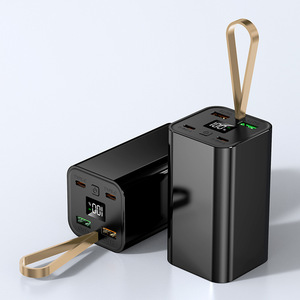 65W 30000mAh taşınabilir şarj hızlı şarj USB C 4-Port PD3.0 pil paketi güç bankası telefon için - Product Image 3