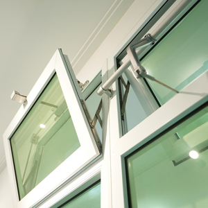 Produttori di finestre UPVC tenda in Pvc finestre ad impatto di uragano finestre tenda finestra con schermo e manovella operatore - Product Image 1