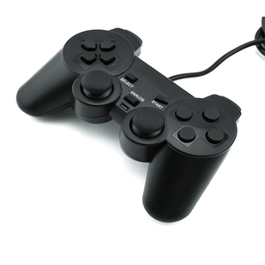 คู่สั่นสะเทือนควบคุมแบบมีสายสำหรับ PS2เกมแพดเล่นเกมจอยสติ๊กสำหรับ PS2 Joypad ควบคุม Manette - Product Image 2