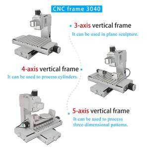 立式CNC雕刻机机架套件CNC 3040 3轴4轴5轴柱式DIY CNC铣床车床体 - Product Image 2