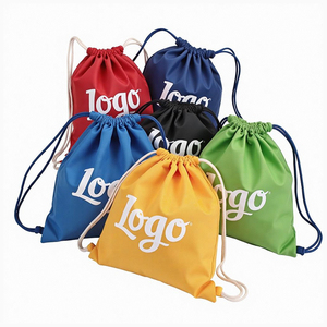Paquete de saco de cuerda de dibujo profesional con logotipo Bolsas de cordón de diseñador Mochila de cuerda personalizada - Product Image 1