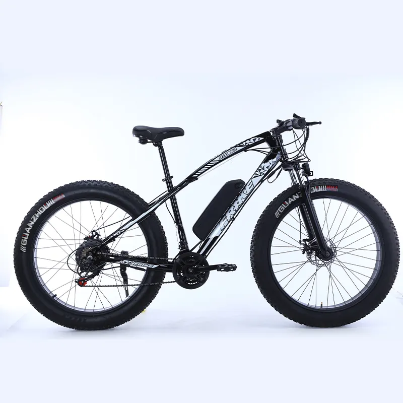 Design de fábrica venda quente freio a disco suspensões completas mountain snow pneu gordo bicicleta da sujeira bicicletas elétricas para adultos e bicicleta para venda