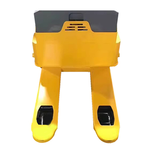 Transpaleta hidráulica de acero pequeña para ganado, plataforma de remolque manual eléctrica de tres ruedas para cargar herramientas de descarga para - Product Image 6