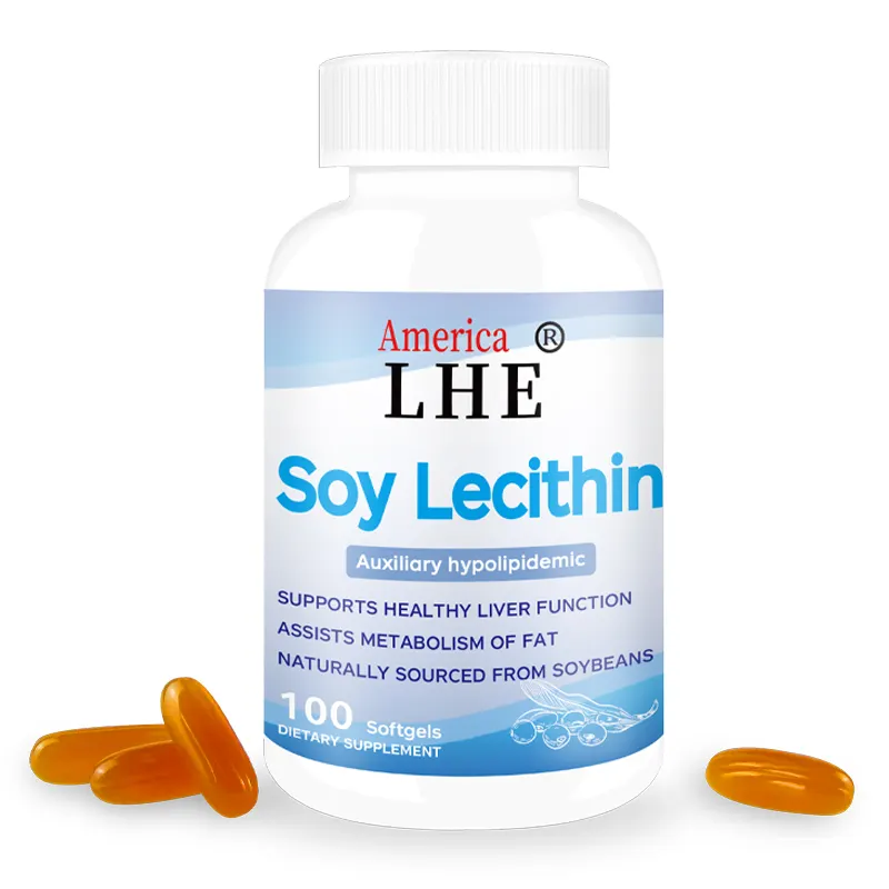 栄養補助食品低脂血症は健康な肝臓機能をサポート大豆レシチン補助100脂肪自然ソフトジェル
