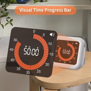 Timer intuitivo per ufficio Max11:59 funzione di temporizzazione 3 livelli di volume timer digitale da scrivania ricaricabile timer - Product Image 6