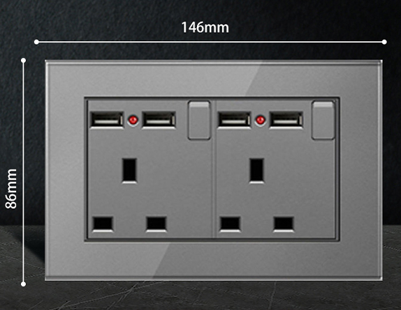 Interruptor de control individual Spin Universa socket 4