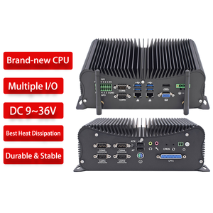 Computadora integrada industrial sin ventilador más vendida Intel Core I7 7560U compatible con Mini PC industrial GPIO para fábrica inteligente - Product Image 1