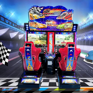 Entertainment Simulator Arcade 32 &quot;cool and Exciting Two-player Player Coin <strong>Game</strong> to Make Money and Sell Car <strong>Game</strong> Console
