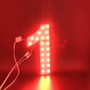 LEDアルファベット手紙RGB 5050 RGBモジュールdc 12v IP44 For広告照明Numbers LED文字記号ledモジュールrgb - Product Image 5