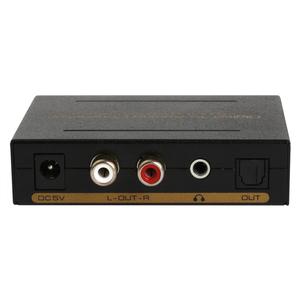 4 Port Video <strong>Digital</strong> to Analog Converter SPDIF <strong>Coaxial</strong> Audio Switch to L/R 3.5mm Audio Output DAC LCPM DTS5.1 for Soundbar TV - Product Image 4