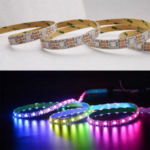 แถบไฟ LED Ws2812b 5V 30 60 74 96 144LED 5M ยืดหยุ่นแถบแสงอัจฉริยะแบบระบุที่อยู่ได้พิกเซลแถบไฟ WS2812 5050 - Product Image 4