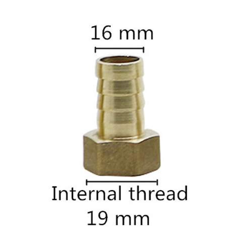 Yellow - 1/2" Female Thread to 16mm