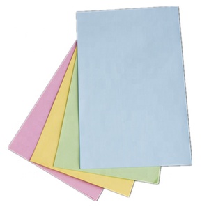 Papel de pulpa de madera CB/CFB/CF NCR 100%, papel sin carbón con imagen azul, 55gms, para máquina de caja registradora - Product Image 1