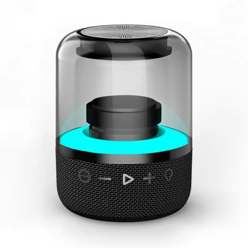 Handy zubehör New Arrival Fashion Wasserdichter tragbarer drahtloser Bluetooth-Lautsprecher 8W Stereo Sound Mini-Bluetooth-Lautsprecher mit RGB-Licht