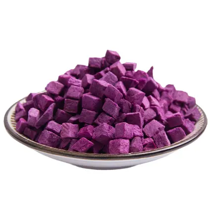 Freeze Dried Food Various Flavors Pet Purple Sweet Potato Cat Snacks Dog treats Freeze Dried Vegetables