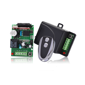 Universal 1 kanal 12V 24V 433mhz rolling code empfänger mit fernbedienung - Product Image 1