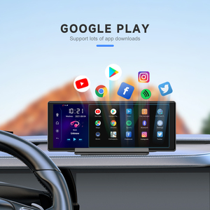 ポータブルカーワイヤレスカープレイ10.26インチタッチスクリーンカーラジオADASカープレイボックスBluetoothハンズフリーマップナビゲーション - Product Image 4