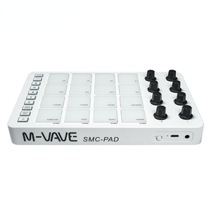 Controlador de almohadilla de batería MIDI USB portátil 16 almohadillas retroiluminadas RGB 5 botones con cable USB - Product Image 4