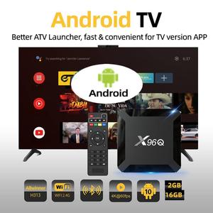 Best BT Global Version ATV X96q Tv <strong>Box</strong> Android X96Q Smart Tv <strong>Box</strong> 4K <strong>HD</strong> 1080P 2.4G 5G WiFi OTT Streaming Media Player in Stock - Product Image 2