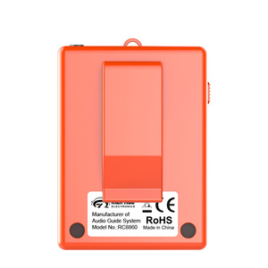 Sistema de transmisión de audio de susurro de voz de guía turístico inalámbrico para iglesias escuelas fábricas de capacitación UHF de 20 canales - Product Image 4