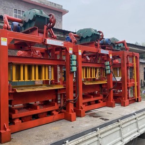 Prensa hidráulica última colocación de peso ligero manual de hormigón móvil operar máquina de bloques con palé de plástico - Product Image 3