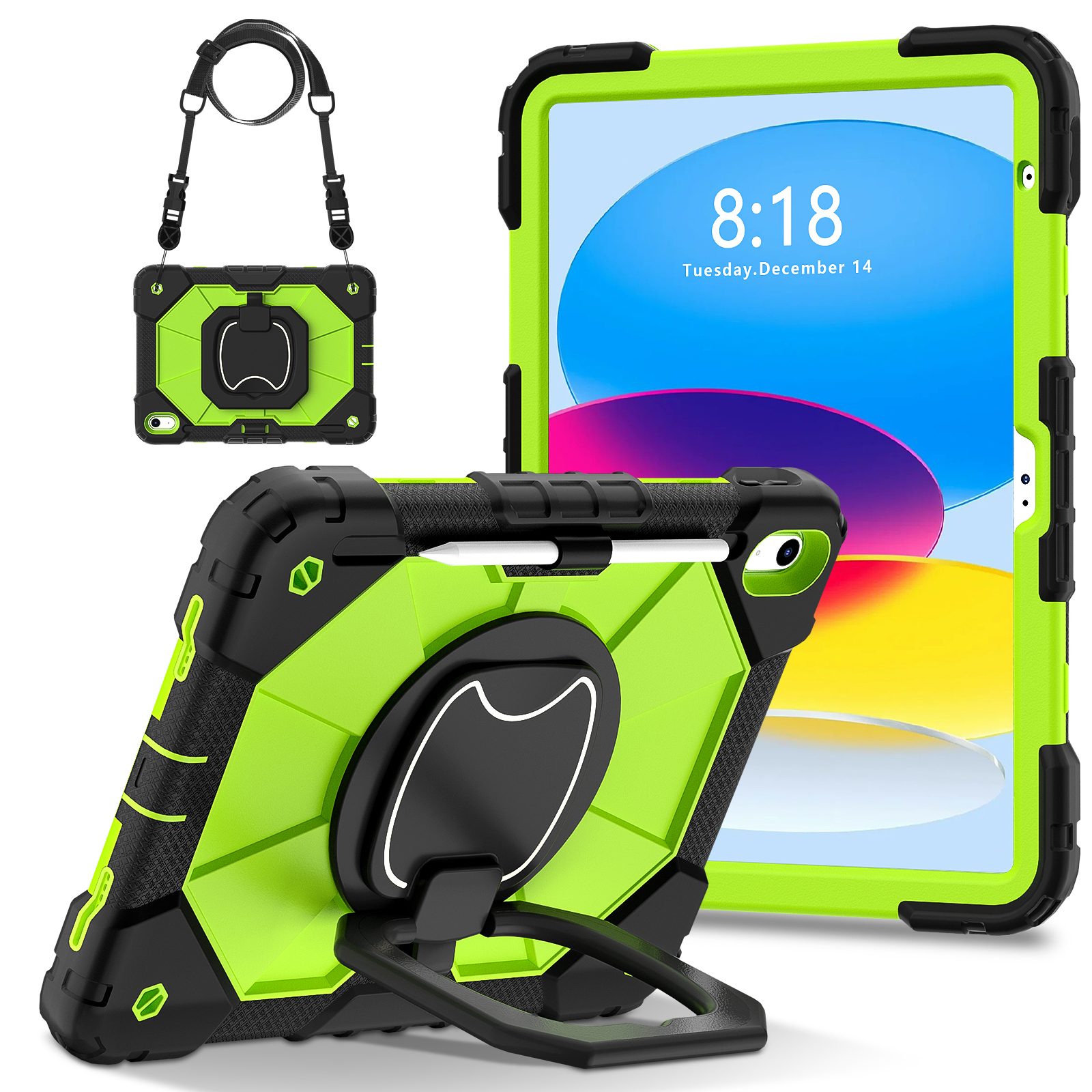 Black+Lime Green