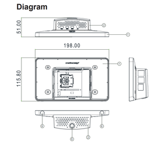 High Quality <strong>Raspberry</strong> <strong>Pi</strong> 4 <strong>Model</strong> B ABS Touchscreen Display <strong>Case</strong> with Touch LCD Screen for Resistance Boxes - Product Image 6