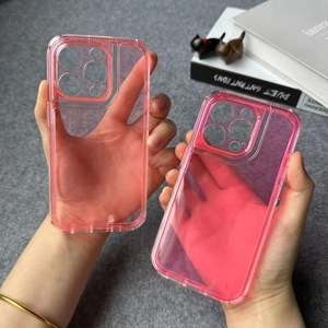 Apple iPhone 7 için 16 Pro max TPU PC 2 in 1 şeffaf renk uzay durumda mobil kapak cep telefonu kapak - Product Image 4