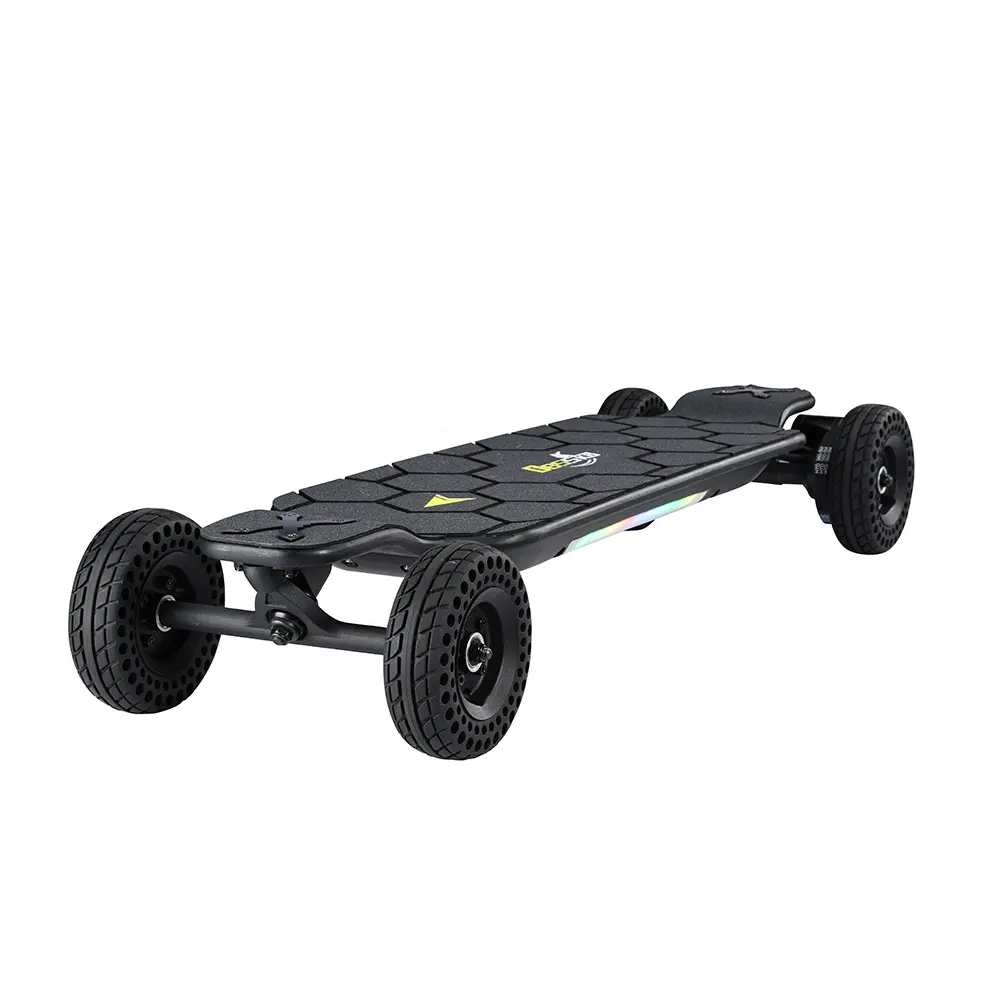 Planche à roulettes électrique H2X fabricant planche à roulettes Longboard 6 pouces pneu 6354 double ceinture 3300W planche à roulettes moteur sans balais 7500mAh