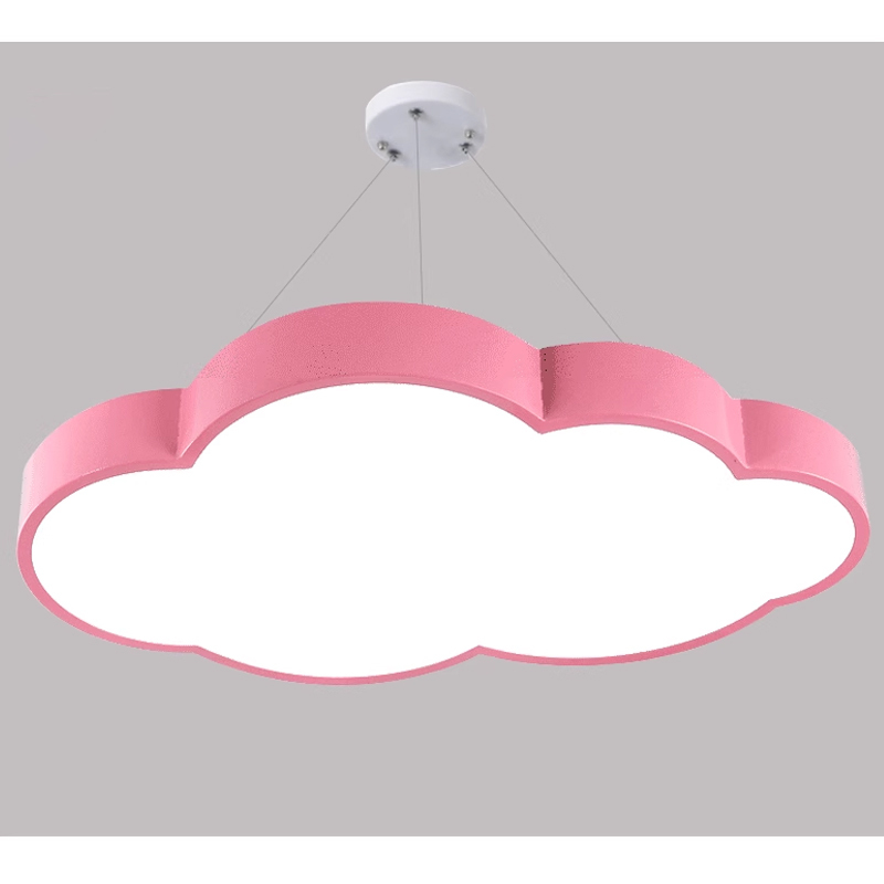 Luce rosa-bianca da 80 cm
