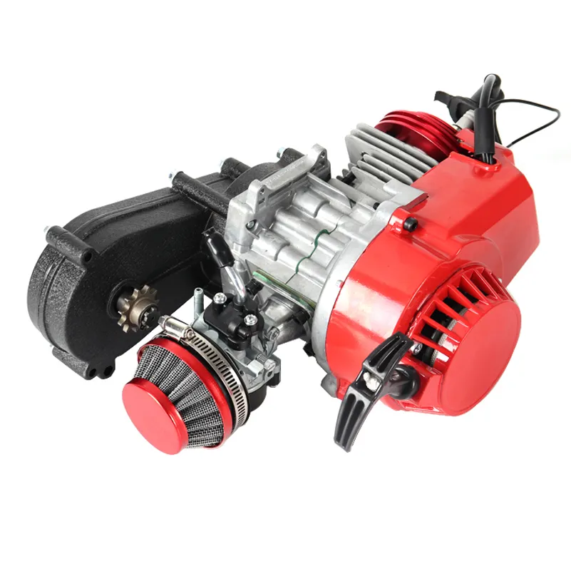 Big Bore Engine with Performance Cylinder CNC Engine Cover Racing Carburetor Engine for 50cc dirt bike 50cc pocket bike